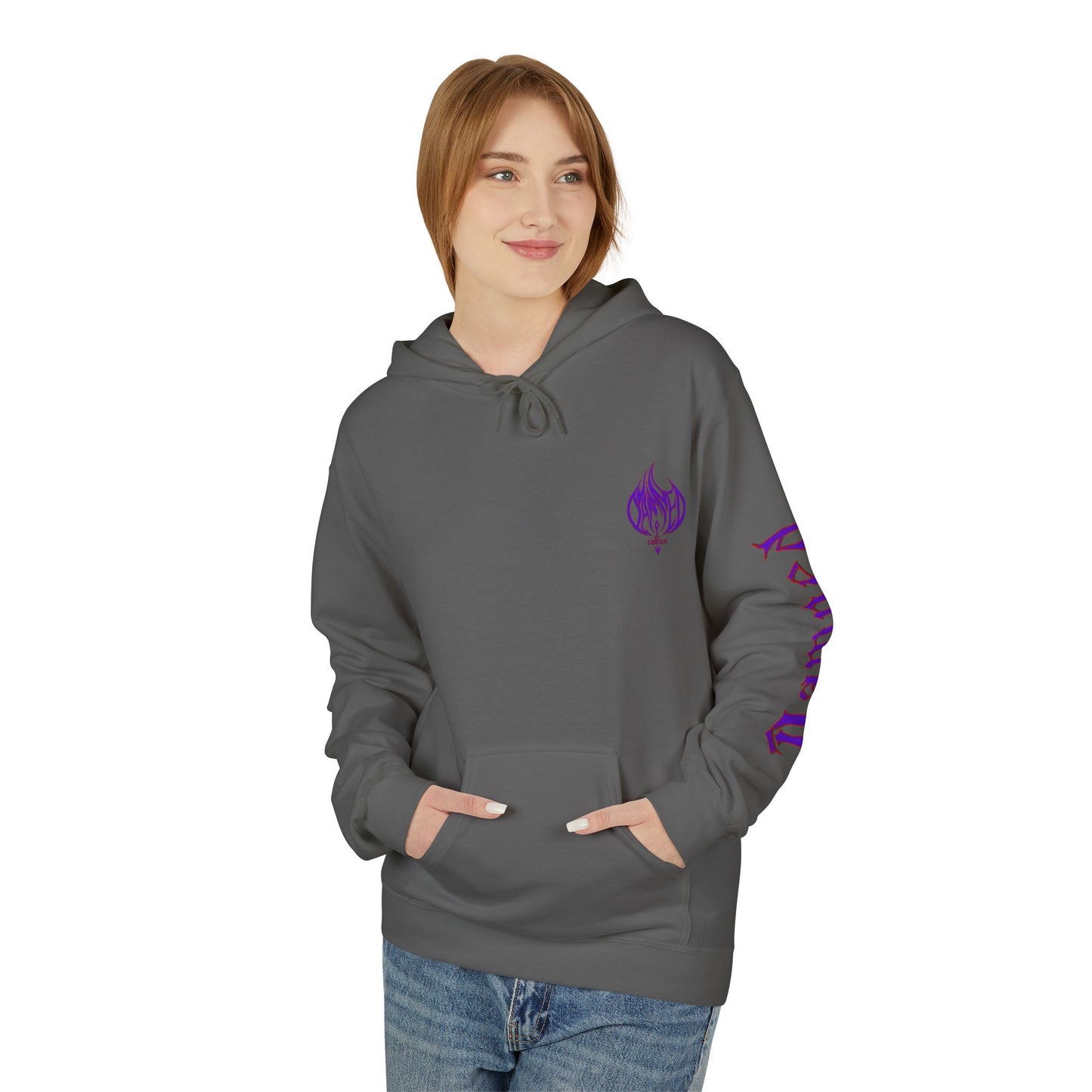 Purple Drip Skull - Pullover Hoodie