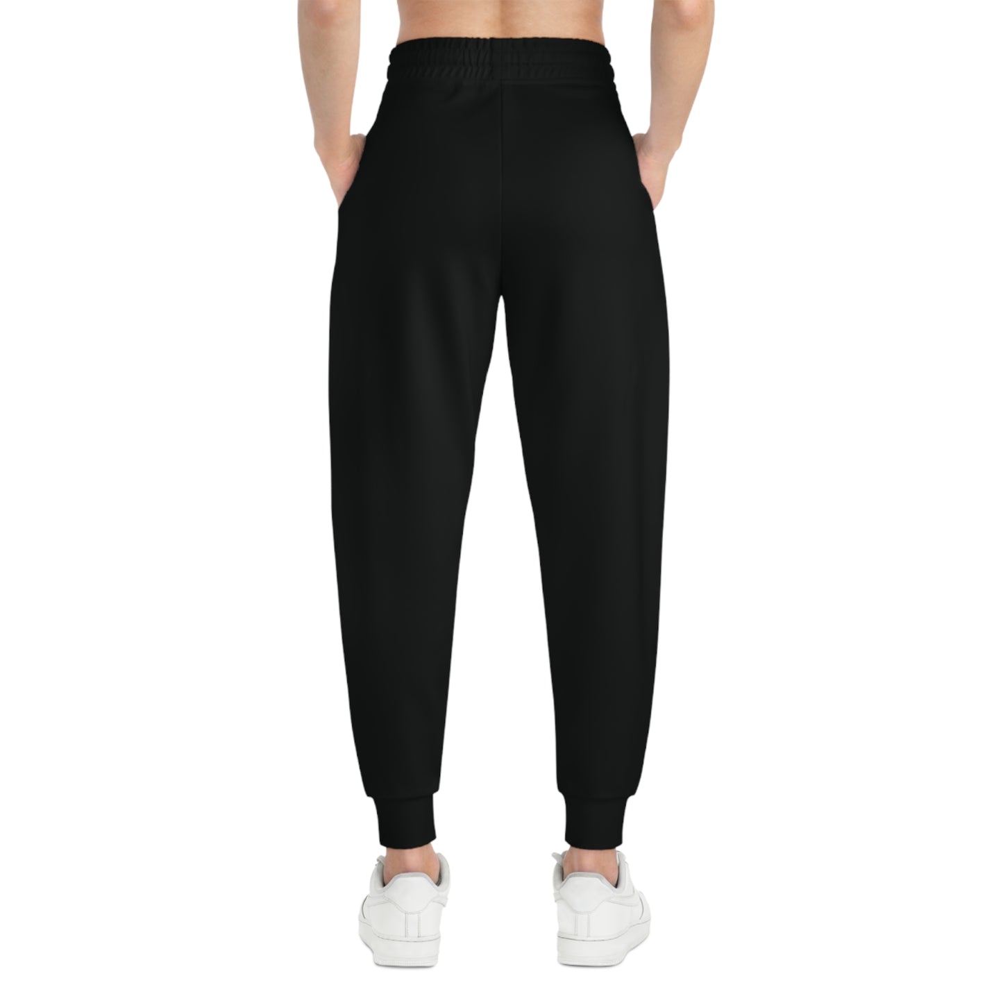 Damned - White on black joggers