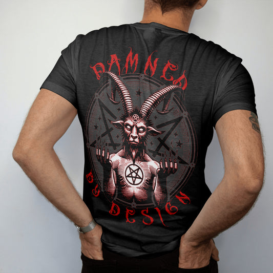 Damned By Design Baphomet t-shirt